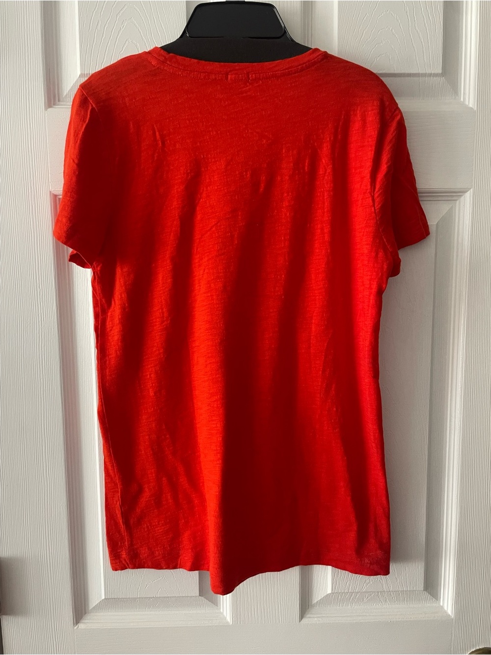 J. Crew Orange Short-Sleeve Tee with Black Bike Graphic - Picture 5 of 7